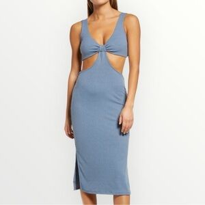 SOCIALITE Cutout Sleeveless Dress KDR116006-N Navy Blue